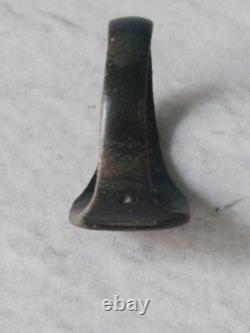 Antique Roman Bronze Ring from the 1st to 3rd Century AD, Protection