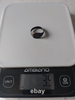 Antique Roman Bronze Ring from the 1st to 3rd Century AD, Protection