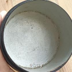 Antique Russian Lacquer Box 19th Century Troika Scene 12x12cm Silver Interior