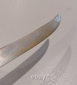 Antique Silver-Plated Bronze Letter Opener with Dolphin Handle, 19th Century