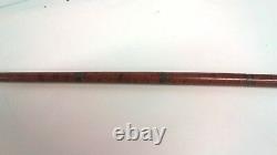 Antique Walking Cane From The Collection High Iron Square Head 86.5cm