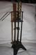 Antique Wrought Iron Folk Art Cellar Candlestick
