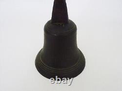 Antique bronze monastery table bell. 19th century.