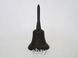 Antique bronze monastery table bell. 19th century.