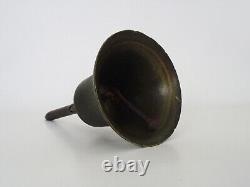 Antique bronze monastery table bell. 19th century.