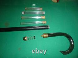 Antique cane with system