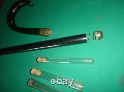 Antique cane with system