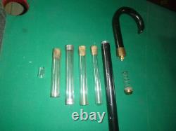 Antique cane with system
