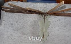 Antique clothes drying rack XIX early XX popular art