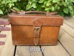 Antique leather cartridge box