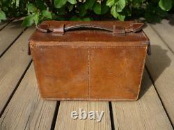 Antique leather cartridge box