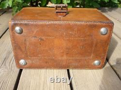 Antique leather cartridge box