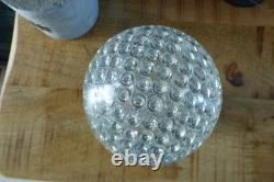 Antique stair ball. Wonderful honeycomb ball