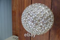 Antique stair ball. Wonderful honeycomb ball
