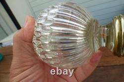 Antique stair ball. Wonderful honeycomb ball