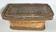Antique Straw Marquetry Box, 18th Century, Tomb-shaped, Checkerboard, Folk Art
