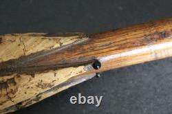 Antique trompe-l'œil umbrella cane with dog head
