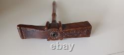 Antique wooden sugar hammer deggaga. Good condition