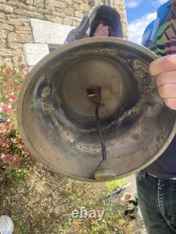 Antiques Large Bell Bronze Alpine Cowbell - Founder - Beautiful Necklace