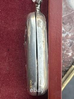 Art Nouveau Silver Louis Coin Holder