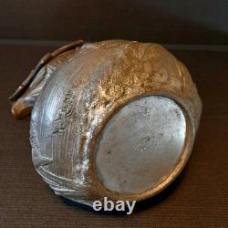 Art Nouveau pewter pitcher signed H. Huppé (1855–1904)