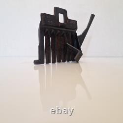 Art Pop / Brutalist To Identify Elephant Stove Grate and Cast Iron Plow