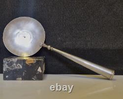 Asia Large Serving Spoon (rice) in silver and silver-plated bronze L. 30.5