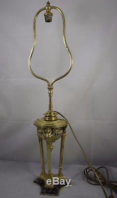 Athenian Bronze Lamp In Golden Bronze, Time XIX
