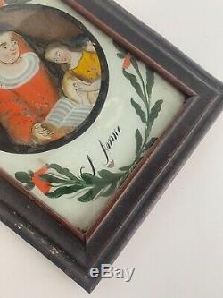 Attached Table Coaster Xviiith Xixth Sainte Anne Folk Art Religious