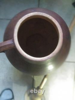 Authentic earthenware butter churn, early 20th century or late 19th century