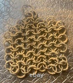 Authentic medieval annular chainmail shell Middle Ages Renaissance