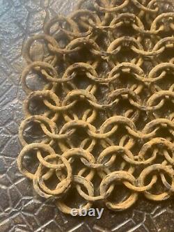 Authentic medieval annular chainmail shell Middle Ages Renaissance