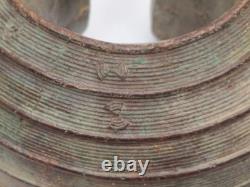 BAOULE BRONZE ANKLET OR COIN BRACELET / AFRICAN (Décoretout31)