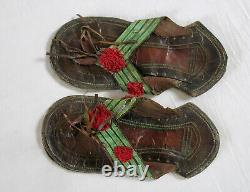 BERBER, ancient pair of Berber sandals, Tuareg, collection