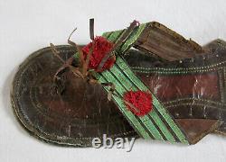 BERBER, ancient pair of Berber sandals, Tuareg, collection