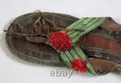 BERBER, ancient pair of Berber sandals, Tuareg, collection