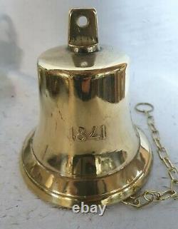 BRONZE BELL IN VERY GOOD CONDITION with engravings