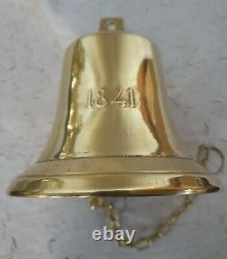 BRONZE BELL IN VERY GOOD CONDITION with engravings