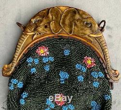 Beaded Evening Bag Stock Former Beads Purse Art Deco Belle Epoque Purse