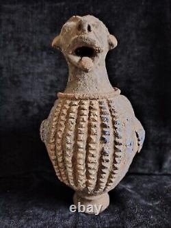 Beautiful African Pottery/ Anthropomorphic/ Terracotta/ Tribal Art