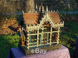 Beautiful Bird Cage Xixéme Openwork Metal And Wood House Popular Object