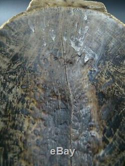 Beautiful Ecuelle Ancient Wood Popular Art Of Savoie Auget Old Xixth S