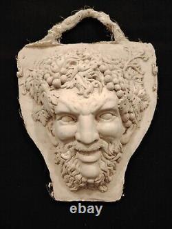 Beautiful Face Bacchus in Staff with Twine French Artisanal Craftmanship