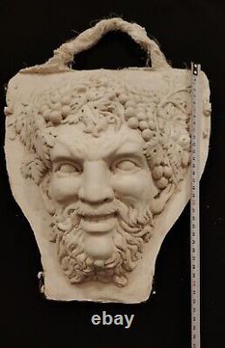 Beautiful Face Bacchus in Staff with Twine French Artisanal Craftmanship