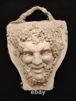 Beautiful Face Bacchus in Staff with Twine French Artisanal Craftmanship