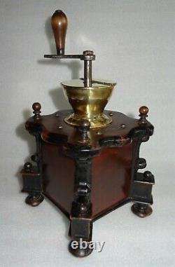 Beautiful MILL In Architectural Form Of Coffee 19th Kaffeemühle Coffee Grinder