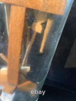 Beautiful Small Napoleon III–Era Folk Art Passion Bottle