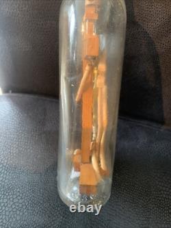 Beautiful Small Napoleon III–Era Folk Art Passion Bottle