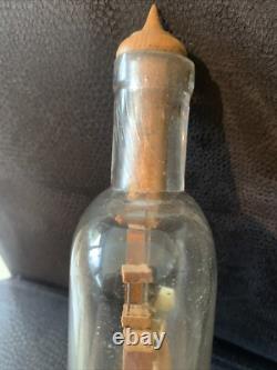 Beautiful Small Napoleon III–Era Folk Art Passion Bottle