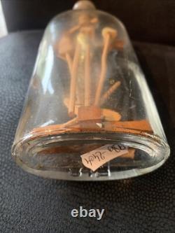 Beautiful Small Napoleon III–Era Folk Art Passion Bottle